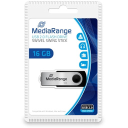 MEMORY DRIVE FLASH USB2 16GB/MR910 MEDIARANGE