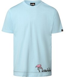 ellesse T-shirt męski Mężczyźni Bawełna jasnoniebieski nadruk