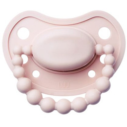 Luu Kids Smoczek silikonowy pozycjonujący 6m+ Velvet blush