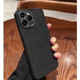 Shein Czarne Etui Zamszowe na Iphone X/xs Klasyczne