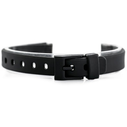 Pasek gumowy do zegarka - model 7 czarny