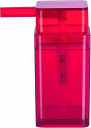 Spirella 10.15293 Cubo dozownik mydła clear-czerwony