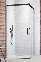 Radaway Idea Black Kdd kabina 70x70cm czarny mat/szkło