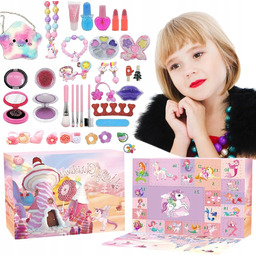 Kalendarz Adwentowy Dla Dziewczynki Kosmetyki Makeup Biżuteria Torebka
