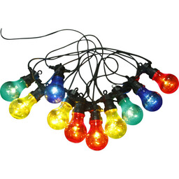 Globo Kolorowy łańcuch do ogrodu 6,2m 10 LED