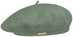 Beret Baskijski Damski by Seeberger, jasnozielony, One Size