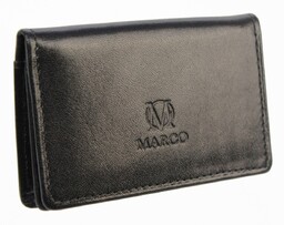 Elegancki Wizytownik Etui Na Karty/Wizytówki MARCO (PL) Skóra