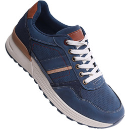 Granatowe męskie buty sportowe