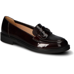 Loafersy Skórzane Arka Bordo lakier BI1183/2894 Bordowe lakier