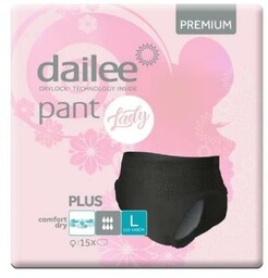 DAILEE Pant Lady Plus Black PREMIUM L Majtki
