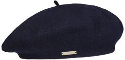 Beret Baskijski Damski by Seeberger, ciemnoniebieski, One Size