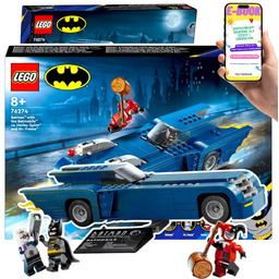 DUŻE LEGO AUTKO Batman Batmobil kontra Harley Quinn