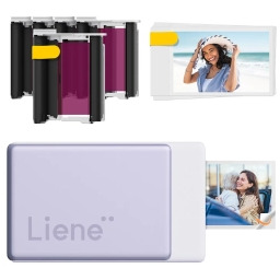 Liene Pearl N200 Pro 2x3" Fioletowy Drukarka