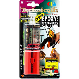 Klej epoksydowy bezbarwny 2x12ml - Technicqll