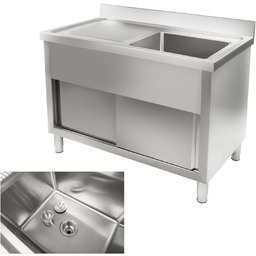 Zlew zlewozmywak basen nierdzewny stalowy do kuchni szer.