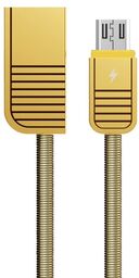 Remax Kabel Linyo RC-088m stalowy złoty micro USB