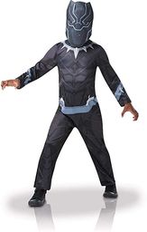 Rubie''s Klasyczny kostium Black Panther rozmiar S, chłopcy,