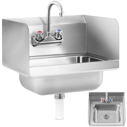 Umywalka kuchenna do rąk ze stali nierdzewnej szer.