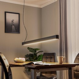 Lampa wisząca Soft Nowodvorski Lighting, czarny, salon /