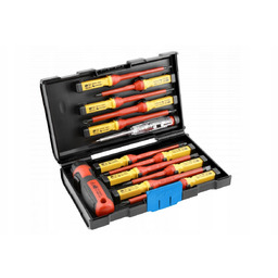 Wkrętaki, śrubokręty 13cz. izolowane 1000V Hogert