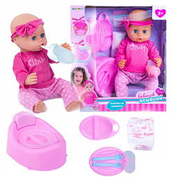 New Born Lalka Sikająca Z Nocnikiem Bobas Bobasek