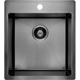 DEANTE Zlewozmywak jednokomorowy Olfato Precious ZPO D10A Titanium