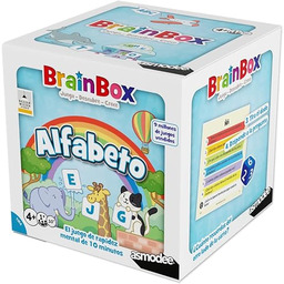 Asmodee Alfabet BrainBox, edukacyjna gra planszowa z pamięcią