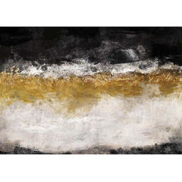 Obraz na płótnie Black&Gold Impression, 50 x 35