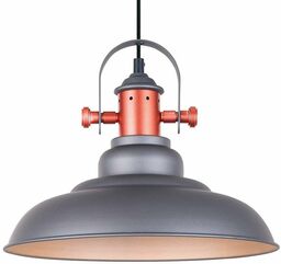 Industrialna LAMPA wisząca TEMPER MDM-2986/1 GR Italux metalowa