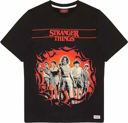Koszulka Stranger Things Characters dla dorosłych, S-5XL, czarna,