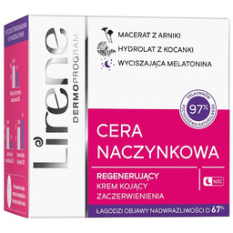 Cera Naczynkowa regenerujący krem kojący zaczerwienienia na noc