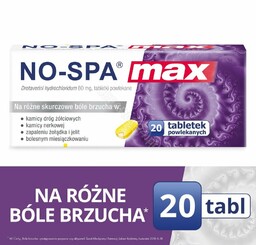 No-Spa Max 80 mg 20 Tabletek