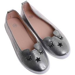 Baleriny dziewczęce Szare buty dla dziecka