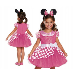 Strój Myszka Minnie Disney rozmiar S 109/123cm Przebranie