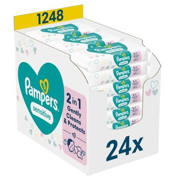 PAMPERS Chusteczki nawilżane Sensitive (1248 szt.)
