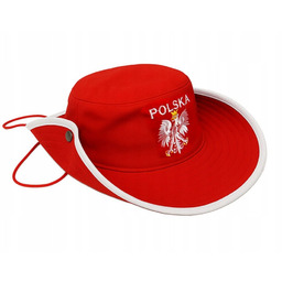 Czapka Kapelusz Kibica Reprezentacji Polski Flaga Polska Godło