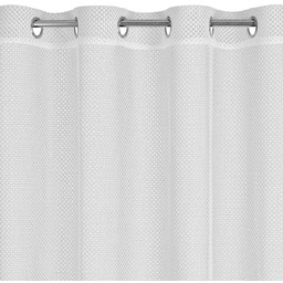 Firana biała o strukturze siateczki FK005-01