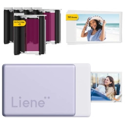 Liene Pearl N200 Pro 2x3" Fioletowy Drukarka