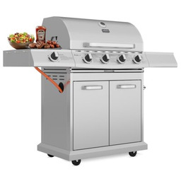 KOLER Grill ogrodowy gazowy Relish v4 Srebrny 17.2