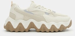 Sinsay - Sneakersy - Kremowy