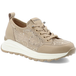Vinceza Beżowe Sneakersy Modne Obuwie Damskie