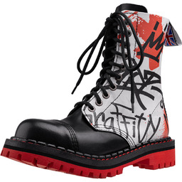 glany STEADY''S - 10 dziurek, GRAFFITI (STE/10/RED/123)-40