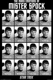 Star Trek Spock i jego emocje - plakat