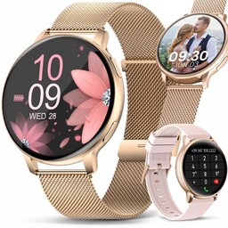 Smartwatch Zegarek Damski Rozmowy Menu Pl Bransoletka Pasek