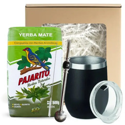 Zestaw Prezentowy: Yerba Mate Pajarito Hierbas + Stalowe