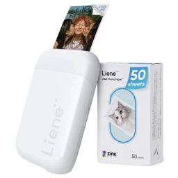 Liene Pearl 2x3" Biały + 50 arkuszy papieru
