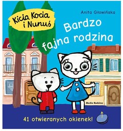 Książeczka Kicia Kocia i Nunuś Bardzo fajna rodzina