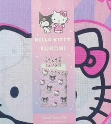 Dwustronna Pościel Kuromi I Hello Kitty Słodka Pościel