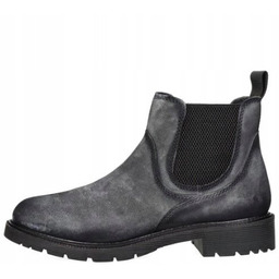 Bugatti Męskie Skórzane Sztyblety Szare 45 Żml