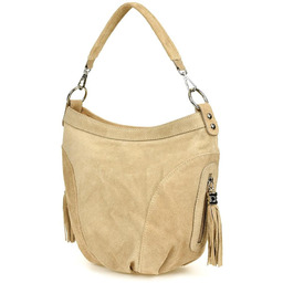 Worek skórzany Vera Pelle L81 beżowa